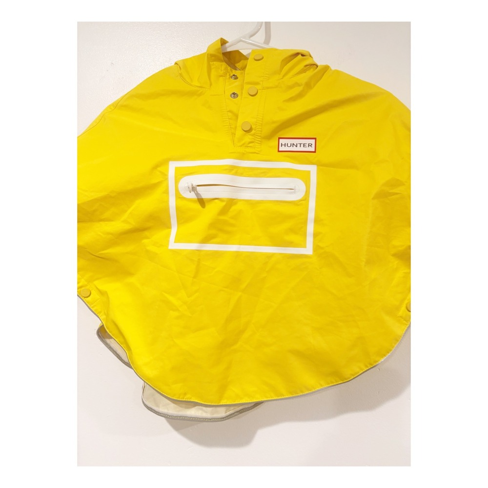 Hunter for Target Kids Yellow Hooded Rain Poncho Jacket 2T/3T - Picture 2 of 5
